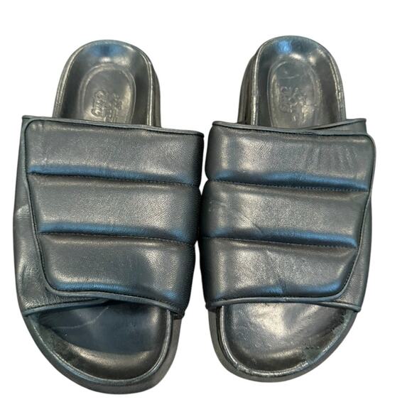 GIA BORGHINI padded-strap open-toe slides Black 38 - Picture 5 of 11